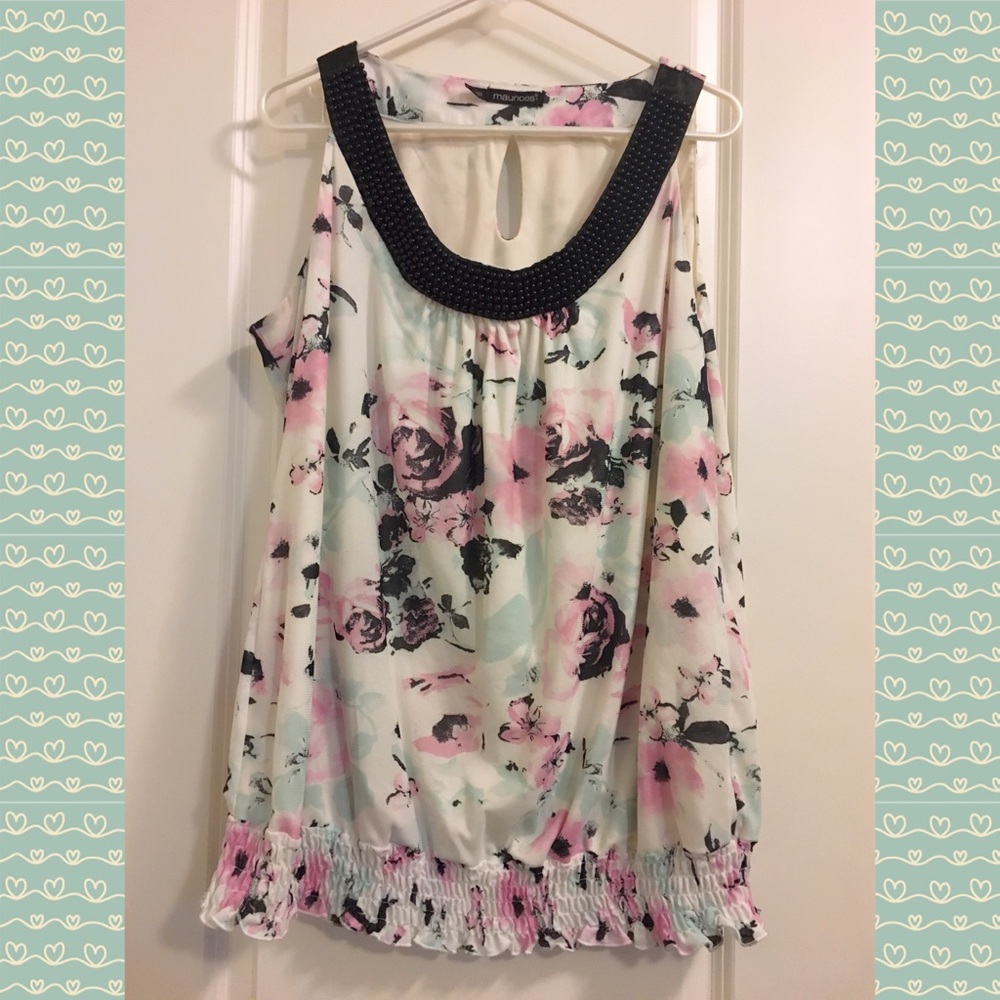 Maurices floral tank.  Size 3x.
